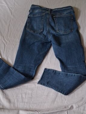 GAP Indigo Raw Hem Skinny Jeans